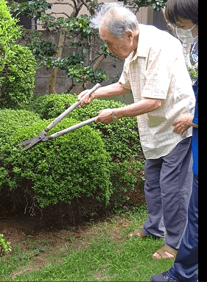 訪問リハビリの様子・ご自宅でのリハビリ